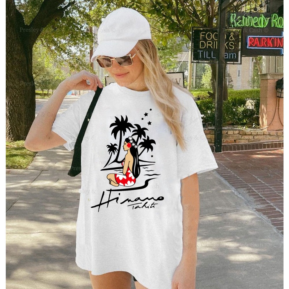Summer Clothing Label - Bier Label Vintage Stil Hinano Tahiti