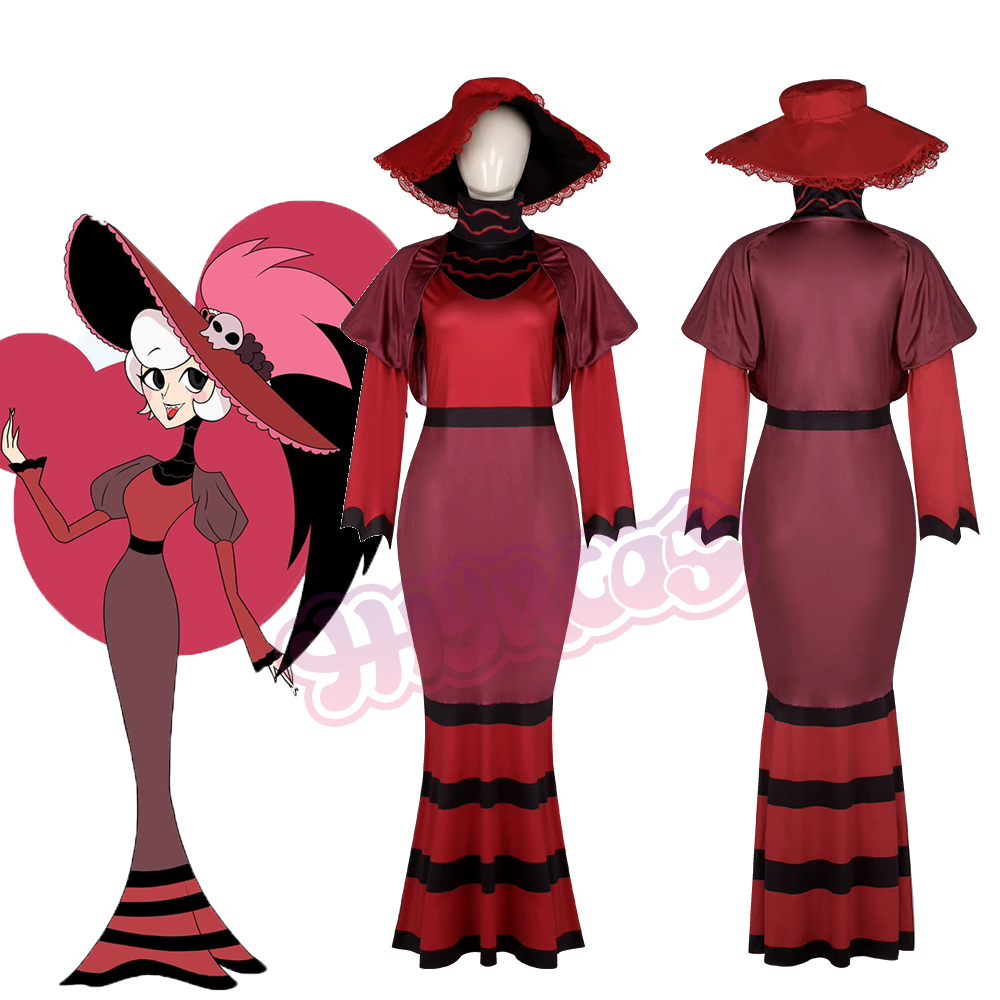 Romper Playsuit Women - Anime Rosie Cosplay Kostüm Hut Hotel