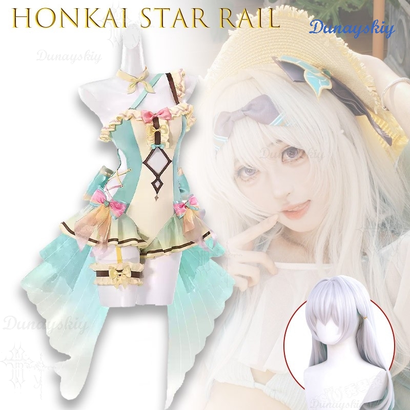 Romper Playsuit Women - Honkai Star Rail Robin Firefly, Sommer-Badeanzug,