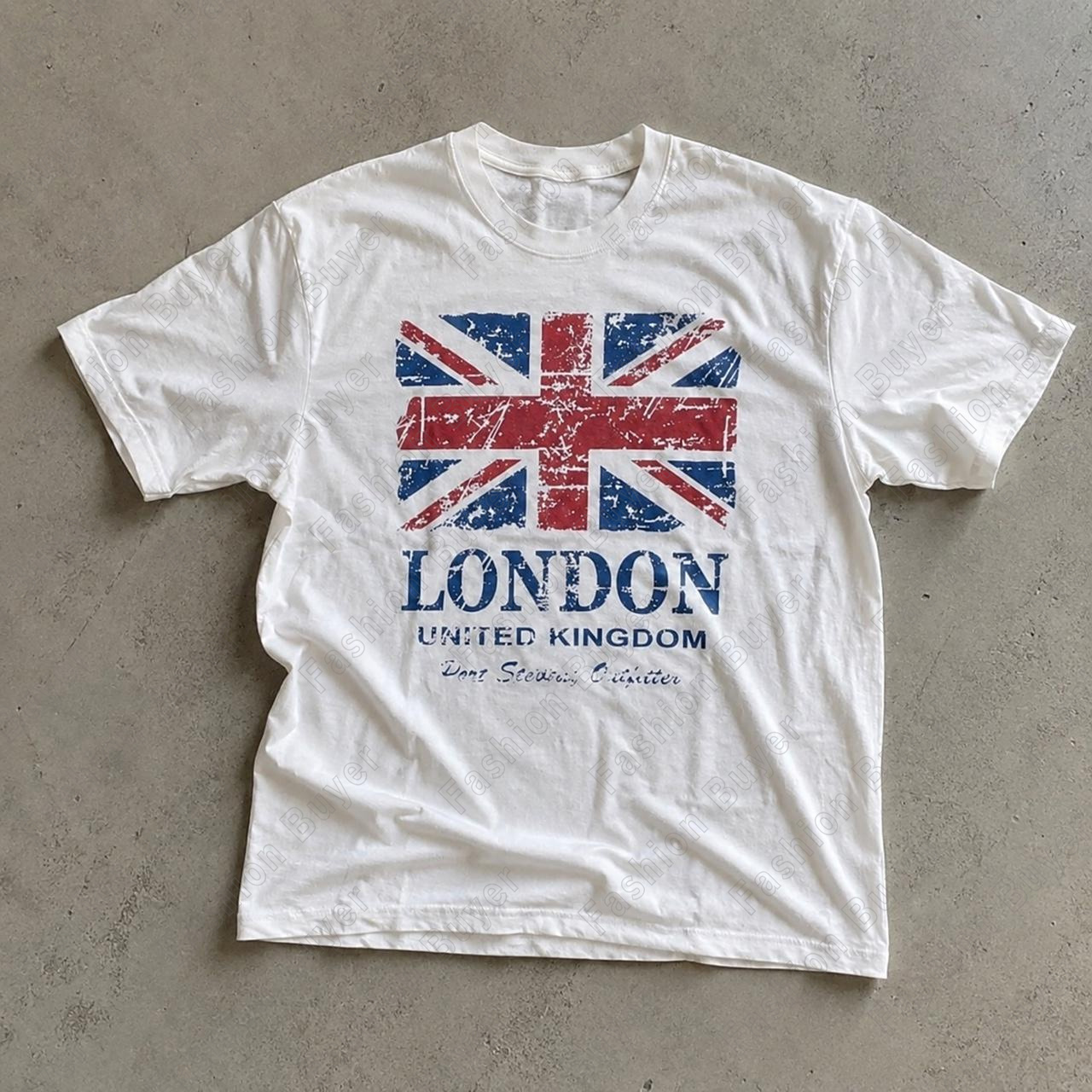 Summer Clothing London - T-Shirt mit Union-Jack-Muster (London, Großbritannien), Unisex,