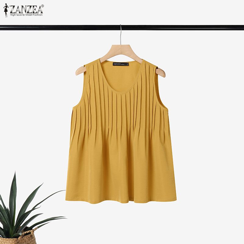 Summer Clothing For Plus Size Women - ZANZEA Plus Size 5XL Damen-Tanktop mit