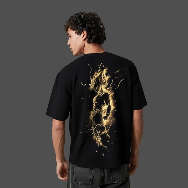 Quality Summer Clothing For Women - Dragon Ball Anime Golden Super Saiyajin