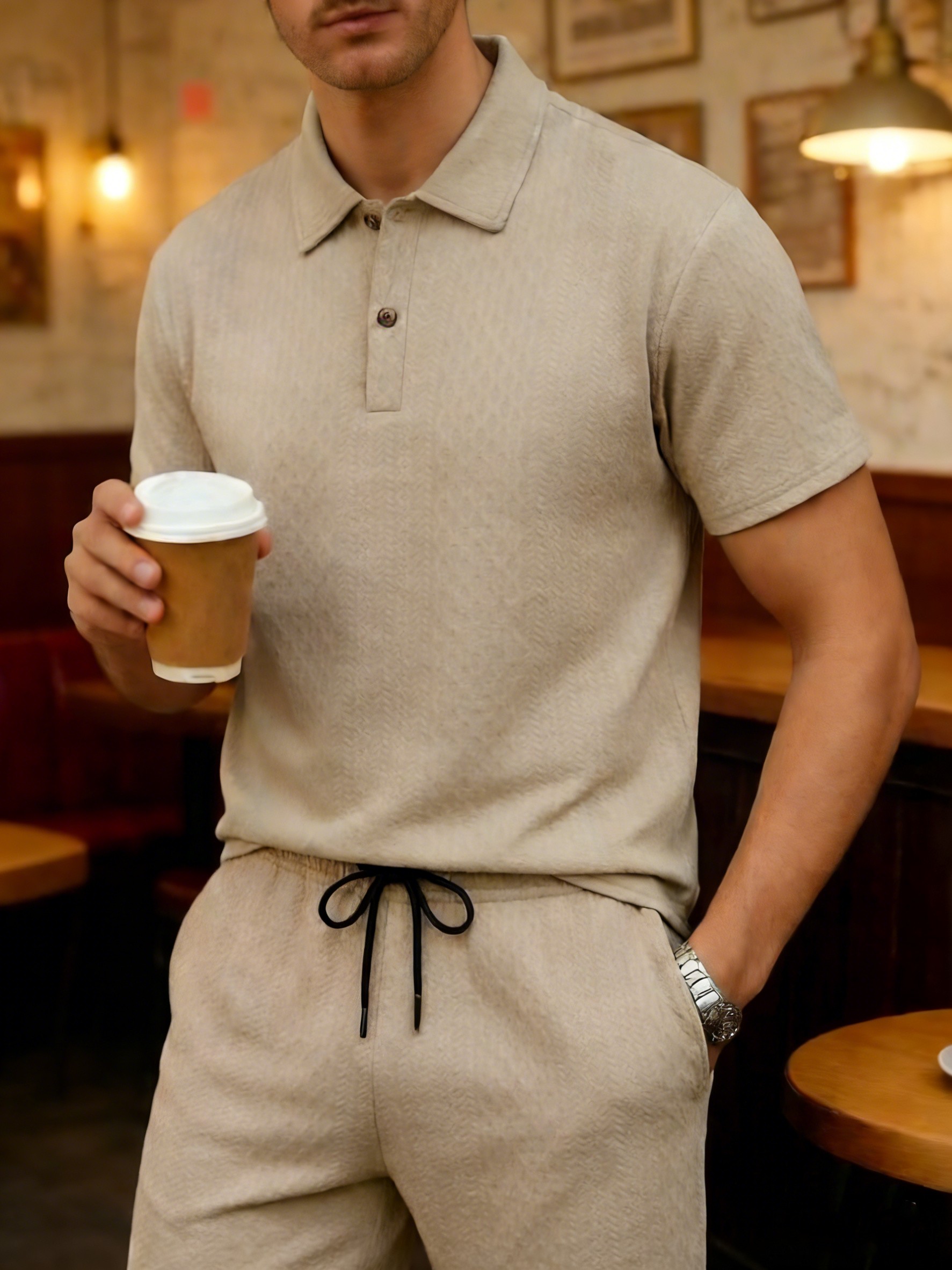 Summer Vacation Clothing Men - Sommer-Sets für Herren, S-3XL, modisch, schlicht,