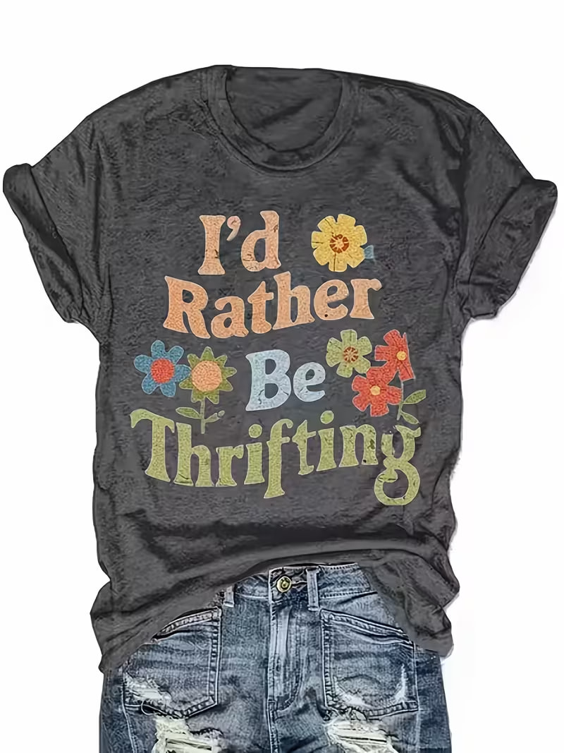 Summer Clothing For 70 Year Old Woman - Kurzarm-T-Shirt für Damen in Übergröße. Ich