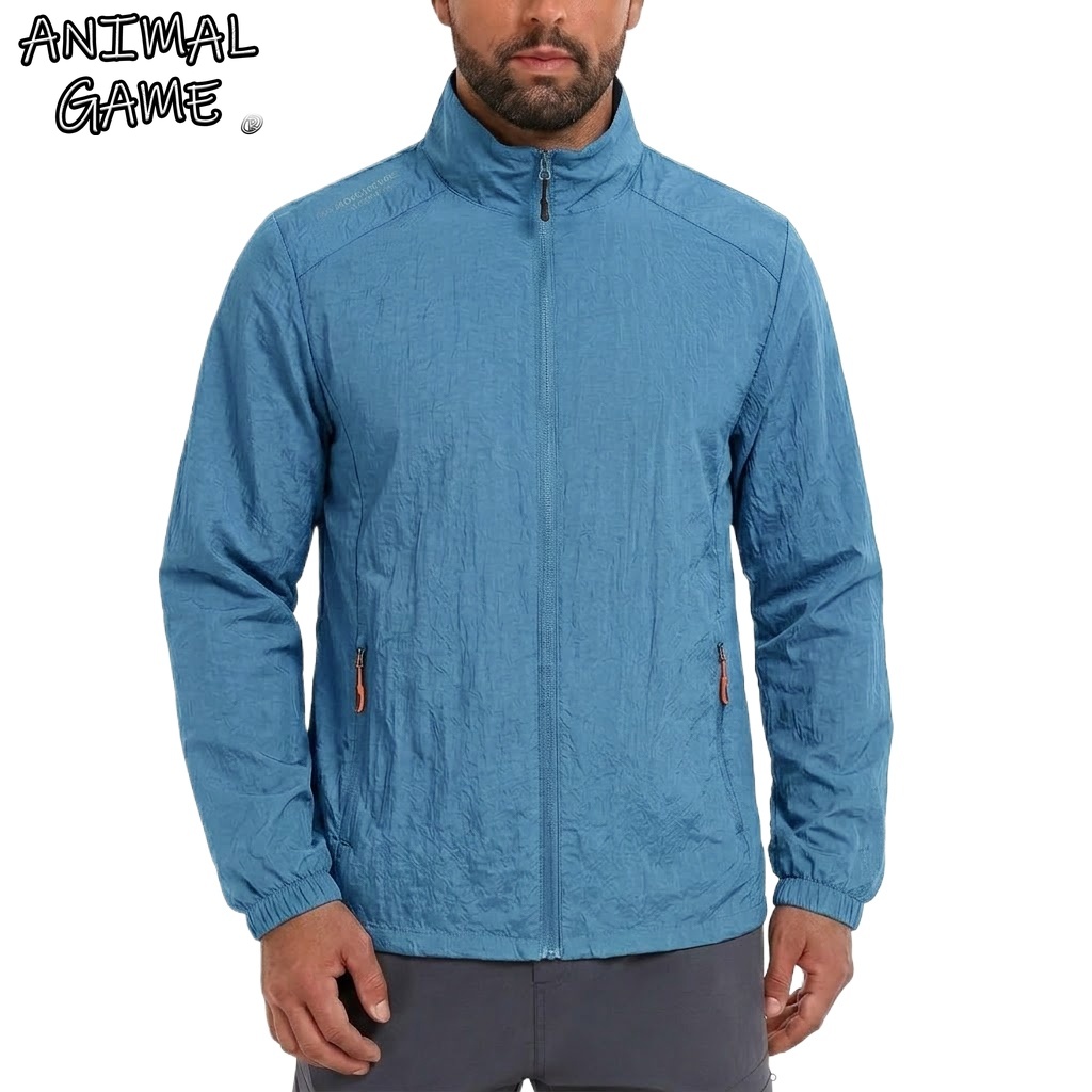 Summer Uv Clothing - Herren UPF50+ Performance Sonnenschutzjacke Atmungsaktive Sport-Wasserdichte