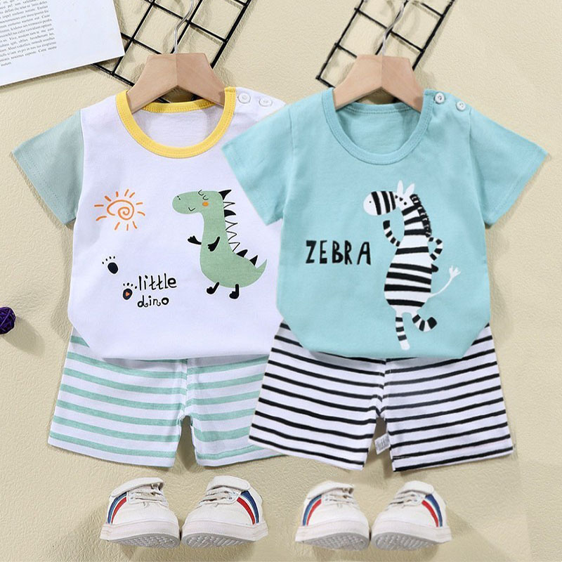 Summer Clothing Baby Boy - Baumwolle T-shirts + Shorts 2-stück Trainingsanzug