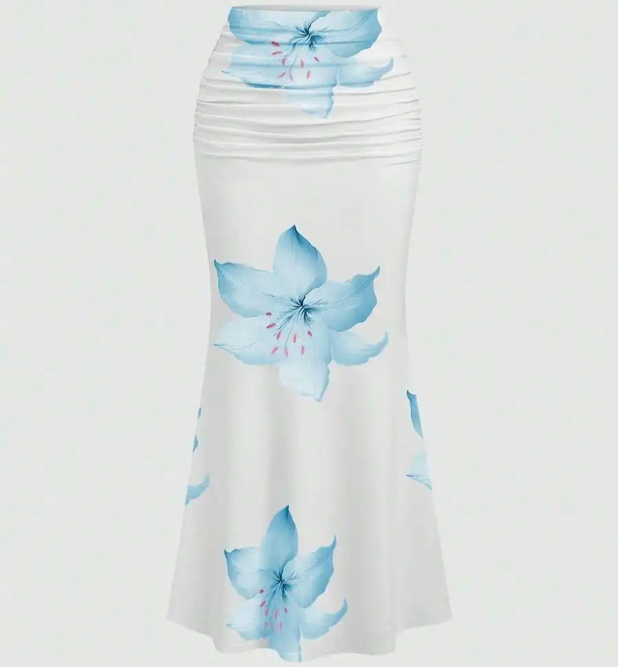 Summer Clothing For 70 Year Old Woman - Modischer langer Rock für Damen, figurbetonter