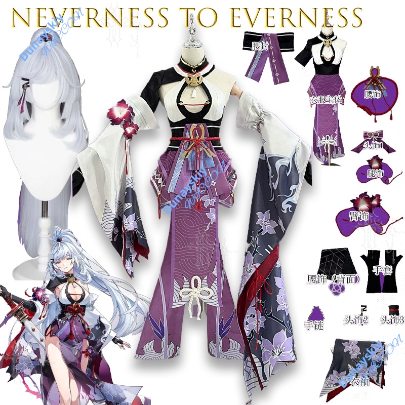 Romper Playsuit Women - Neverness to Everness Zankou Cosplay-Outfit, Anime-Spiel-Rollenspiel-Kostüm,