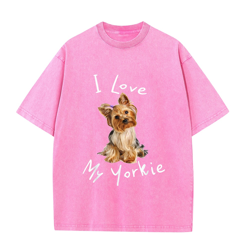 Summer Clothing Deals - Ich liebe mein Yorkie-T-Shirt – Herren-,