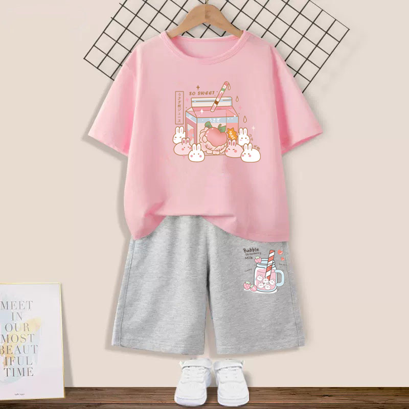 Summer Clothing For Teen Girls - Sommer Kinder Mädchen 2-teiliges Outfit Set