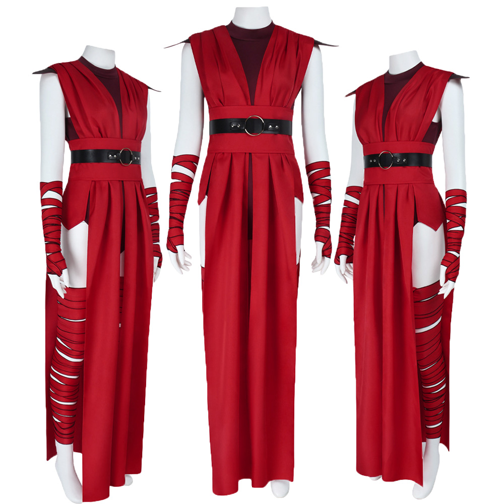Romper Playsuit Women - Nightsisters Merrin Cosplay Kostüm Frau Roter