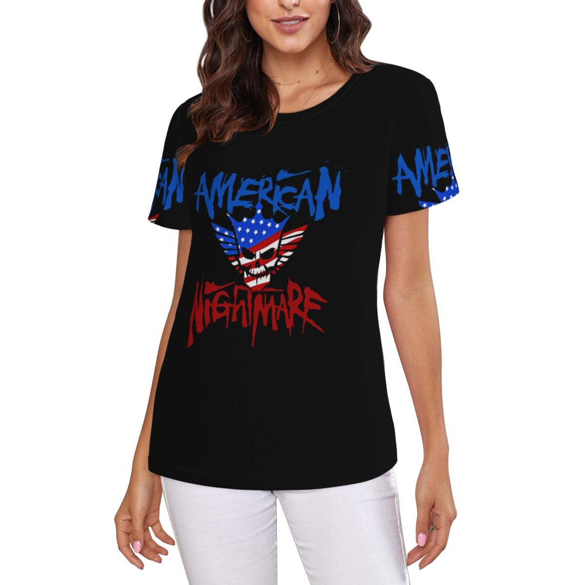 Summer Clothing For 70 Year Old Woman - Cody Rhodes Mes T-Shirt Damen Kurzarm