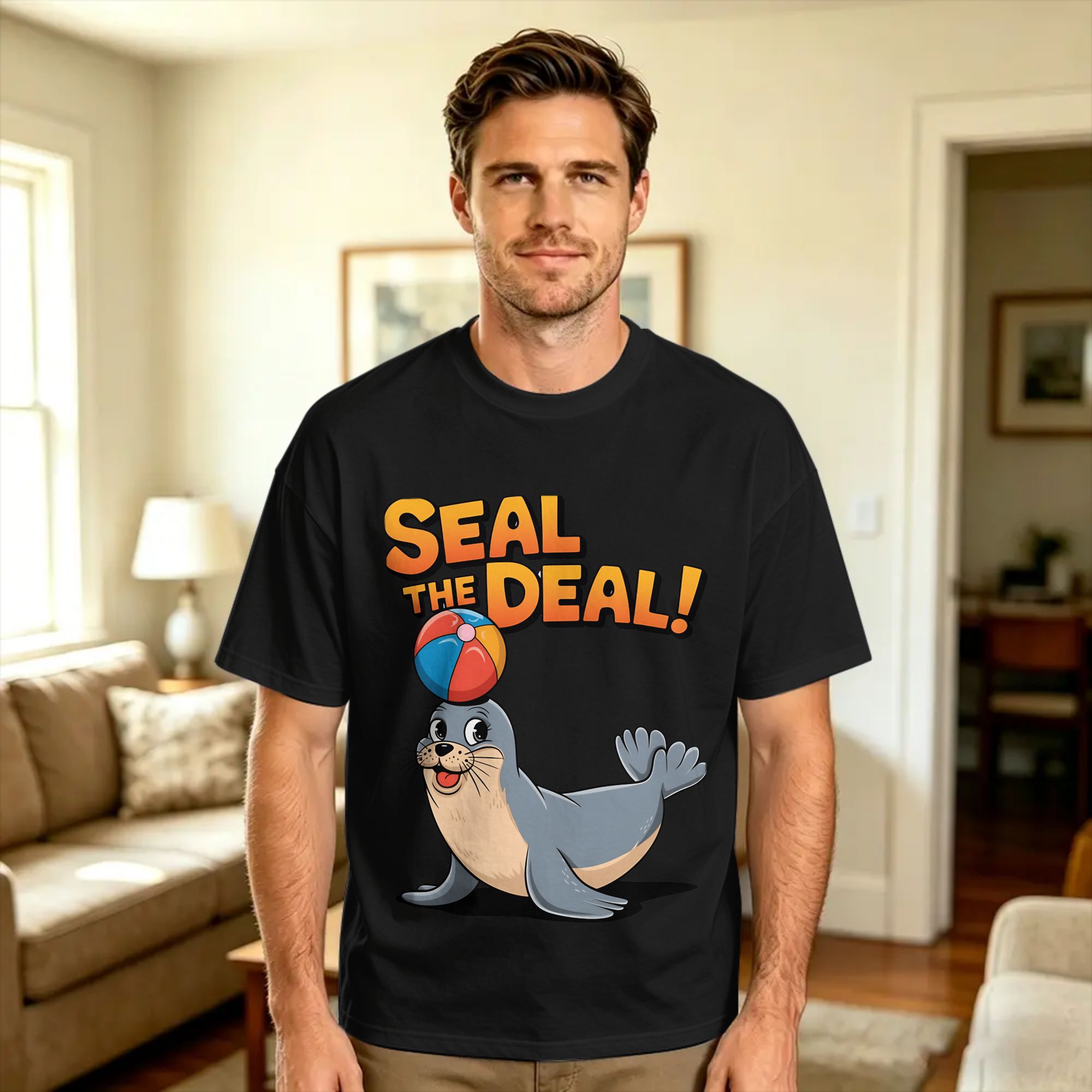 Summer Clothing Deals - Seal The Deal T-Shirt Hippie T-Shirts