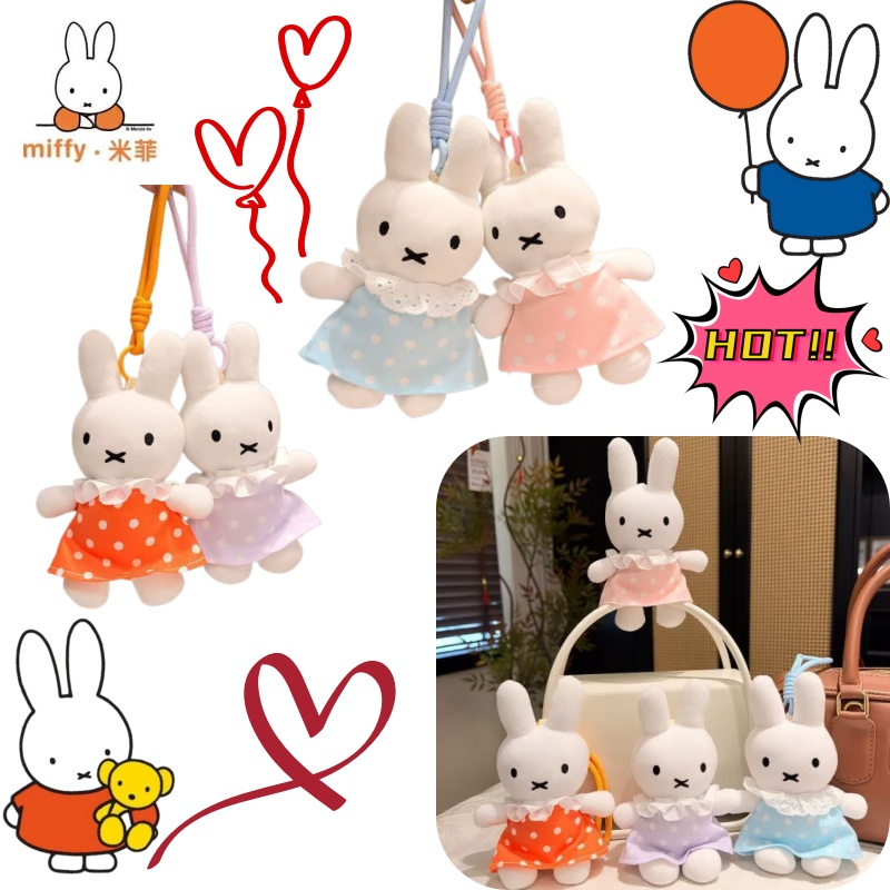 Summer Clothing Accessories - Miffy Rabbit Sommer Neuheit: Gepunktetes Kleid