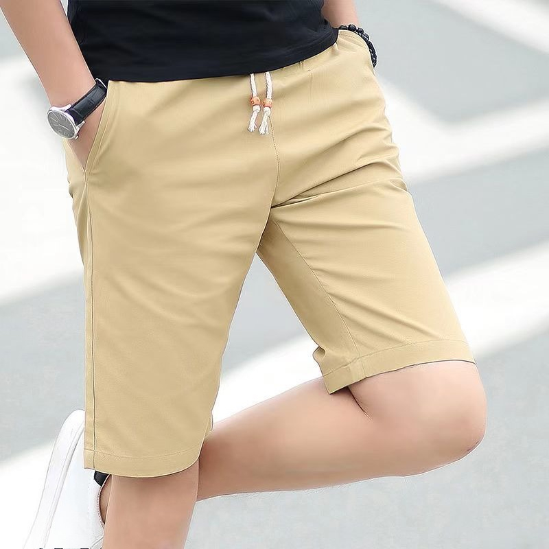 Summer Clothing Deals - GELITAYIN Herren Baumwolle Shorts Kordelzug Bermuda