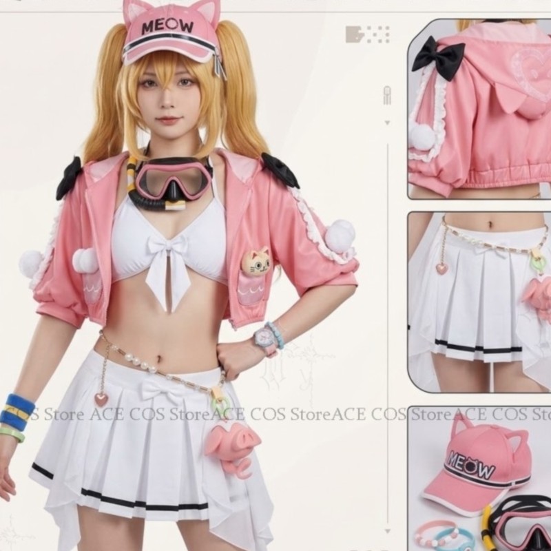 Romper Playsuit Women - Zenless Zone Zero Lucy Cosplay-Kostüm, Prinzessin