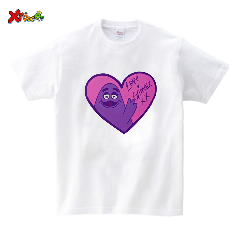 Summer Clothing Images - Party T-Shirt GRIMACE Geburtstags-T-Shirt Jungen Mädchen