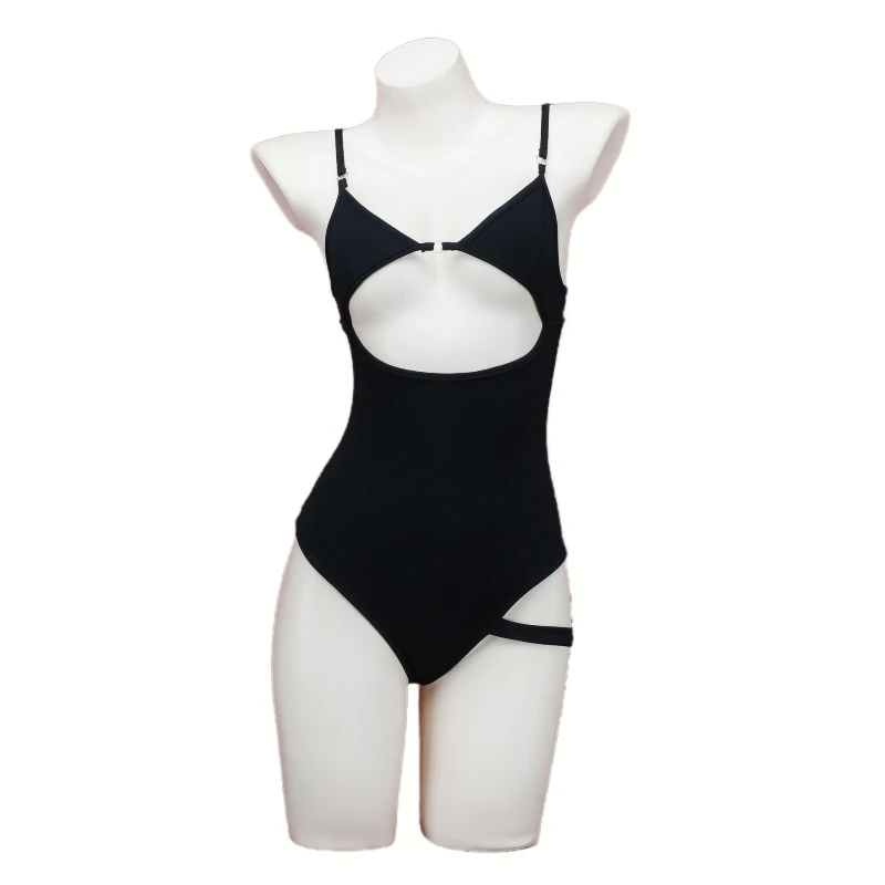 Anime Gothic Hollow Out Ärmell – Romper Playsuit Women Bewertung und Preis