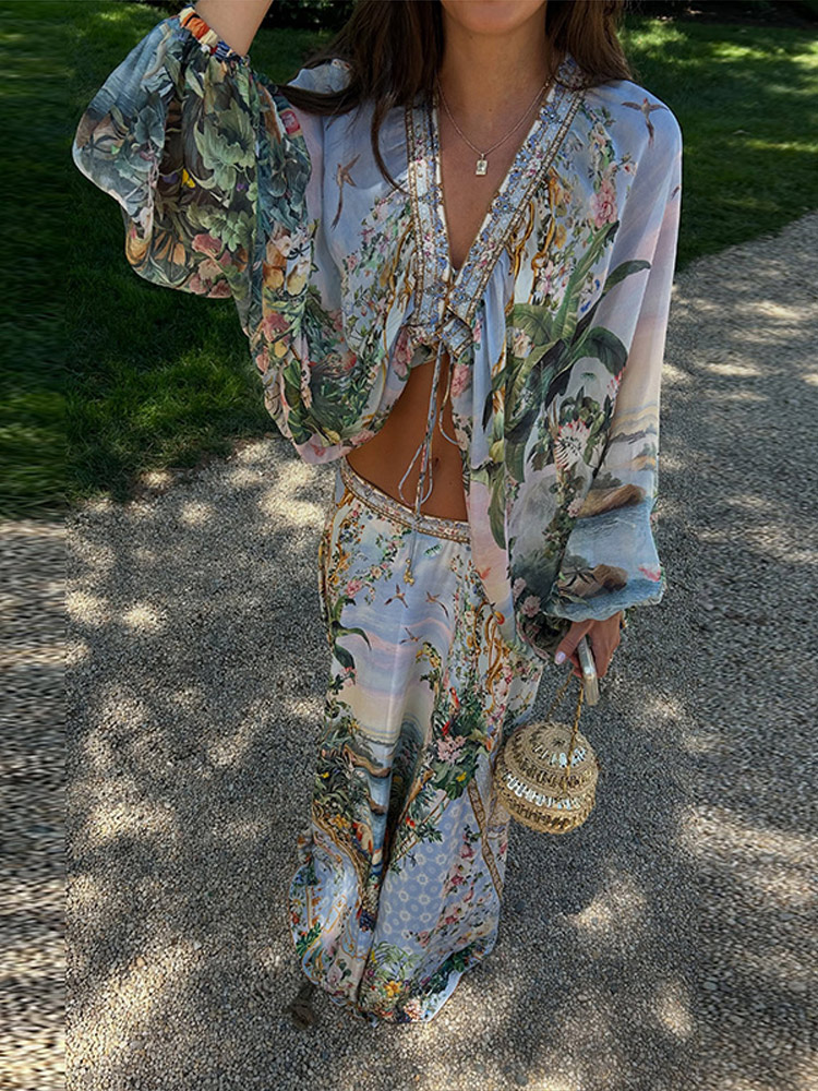 Strand-Boho-Blumen-Set mit V-A – Summer Clothing Accessories Bewertung und Preis