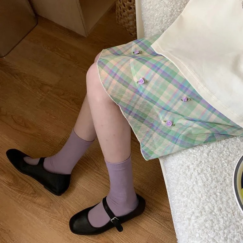 Prairie-Chic Karierte Röcke in – Summer Rose Clothing Bewertung und Preis