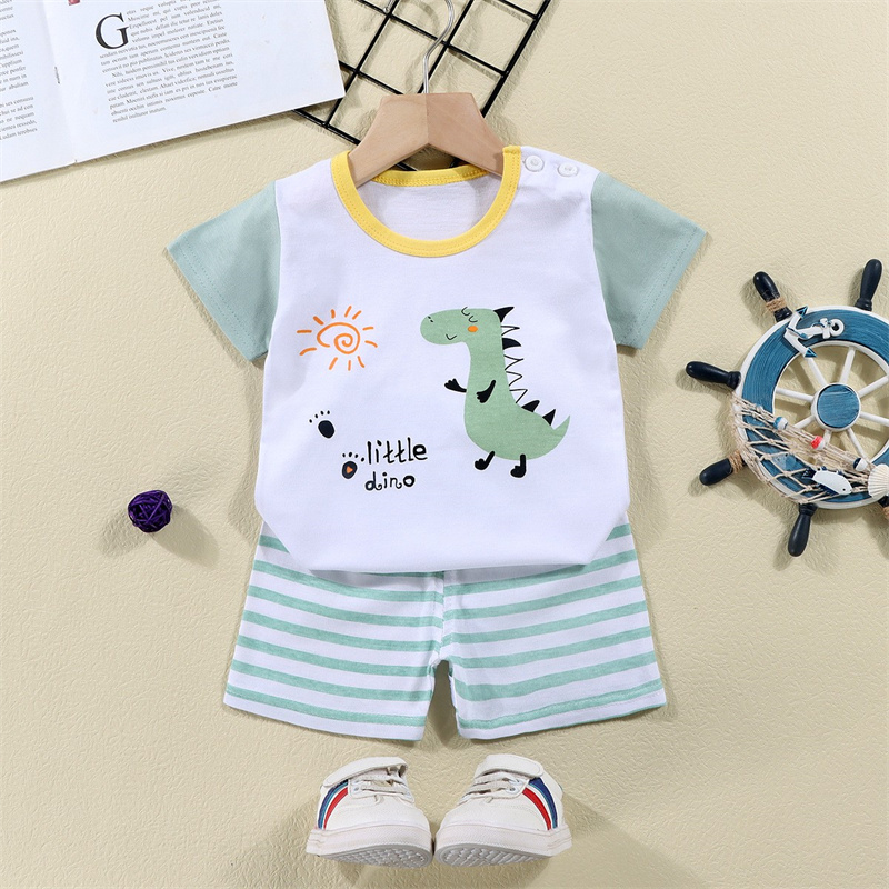 Baumwolle T-shirts + Shorts 2- – Summer Clothing Baby Boy Bewertung und Preis