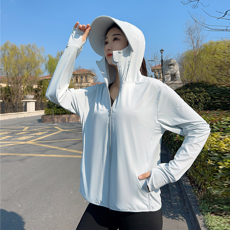 Damen-Sonnenschutzjacke mit Ka – Summer Uv Clothing Bewertung und Preis