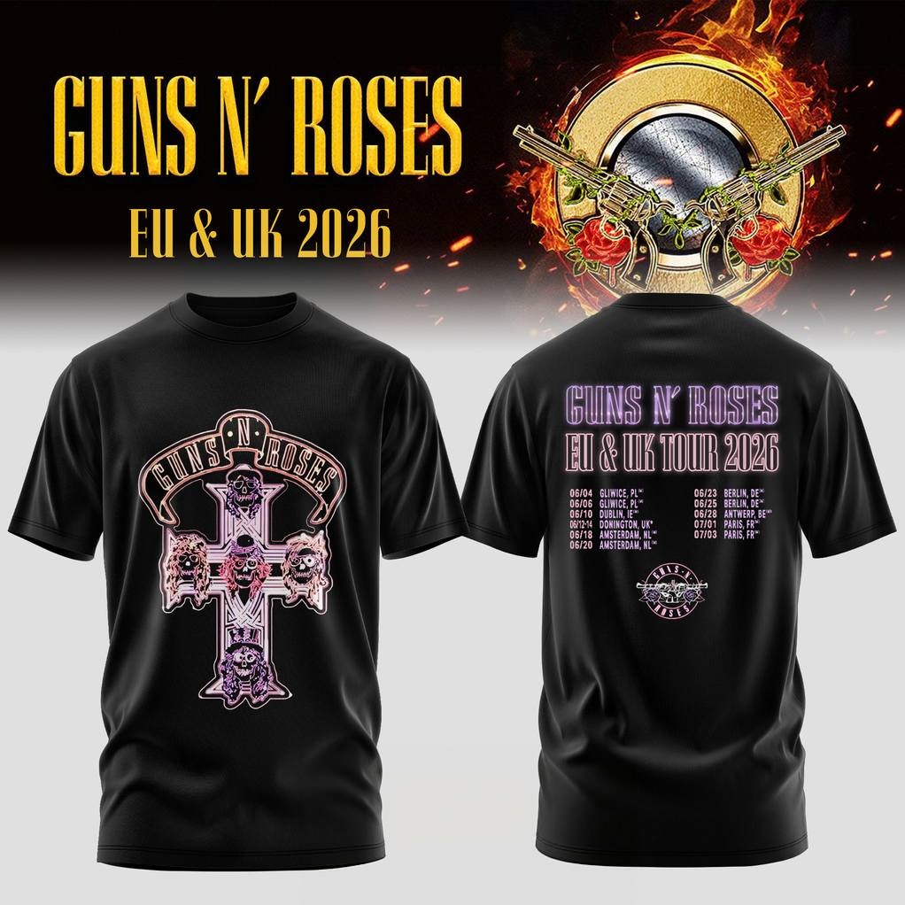 Guns N Roses EU & UK TOUR 2026 – Summer Rose Clothing Bewertung und Preis