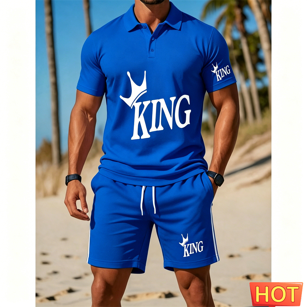 Herren-Kurzarm-Anzug-Set - Zwe – Summer Vacation Clothing Men Bewertung und Preis