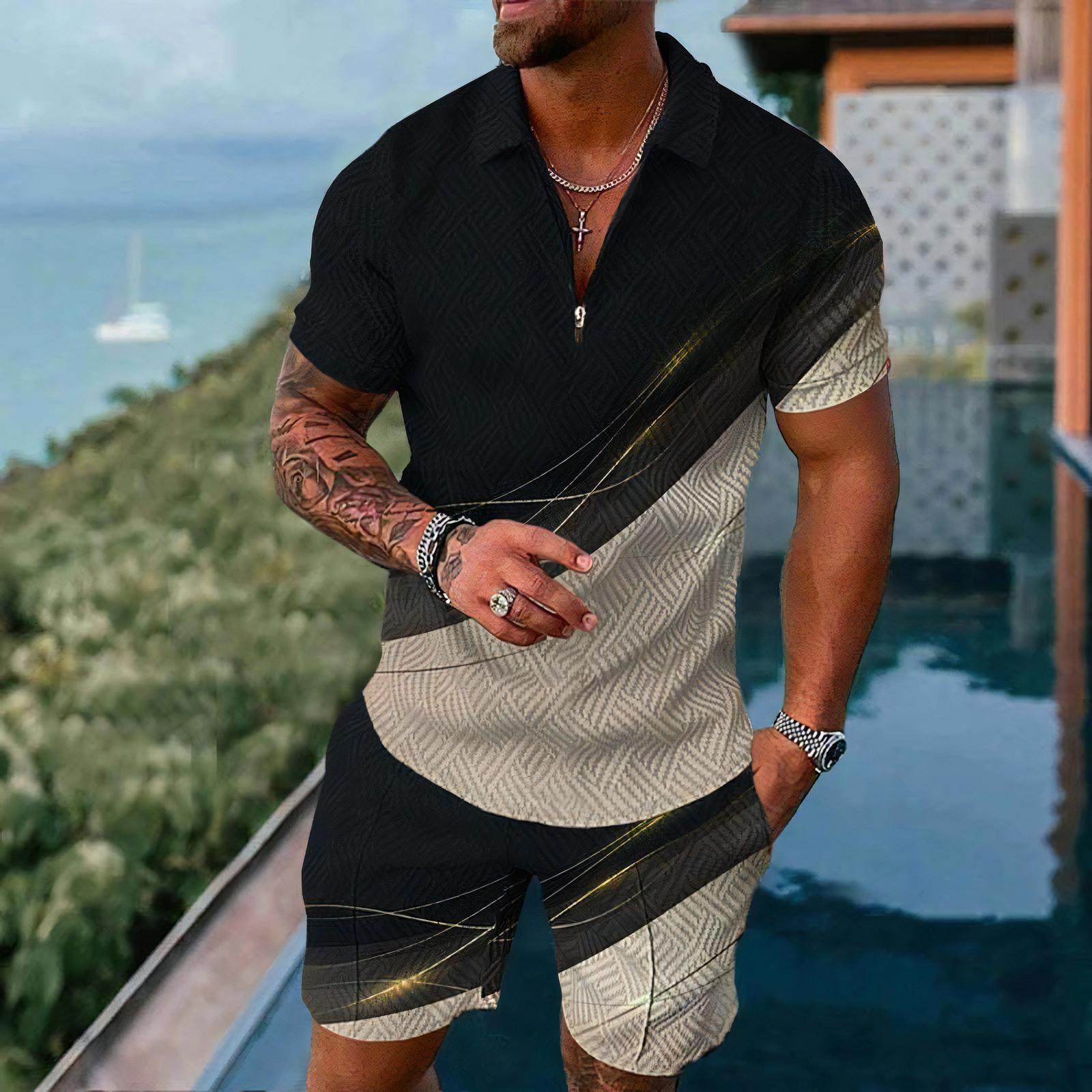 Herren-Poloshirts Kurzarm-Sets – Summer Clothing Styles Men Bewertung und Preis