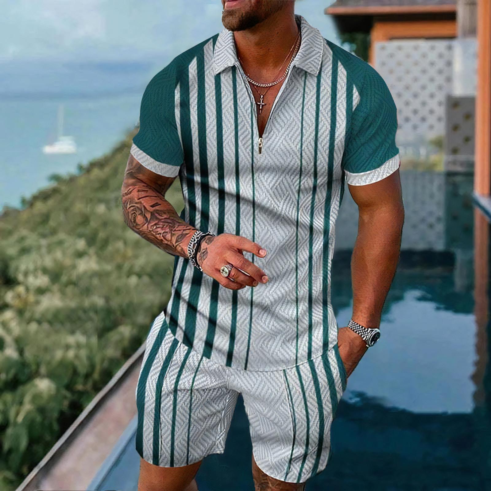 Herren-Poloshirts Kurzarm-Sets – Summer Clothing Styles Men Bewertung und Preis