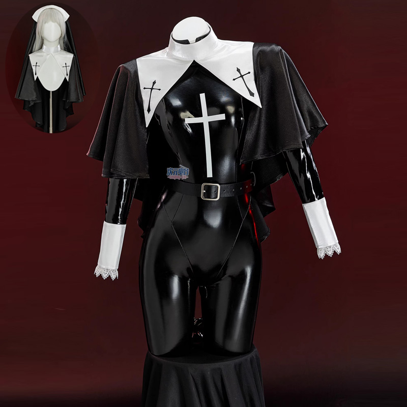 Nonne Cosplay Kostüm Frauen Se – Romper Playsuit Women Bewertung und Preis