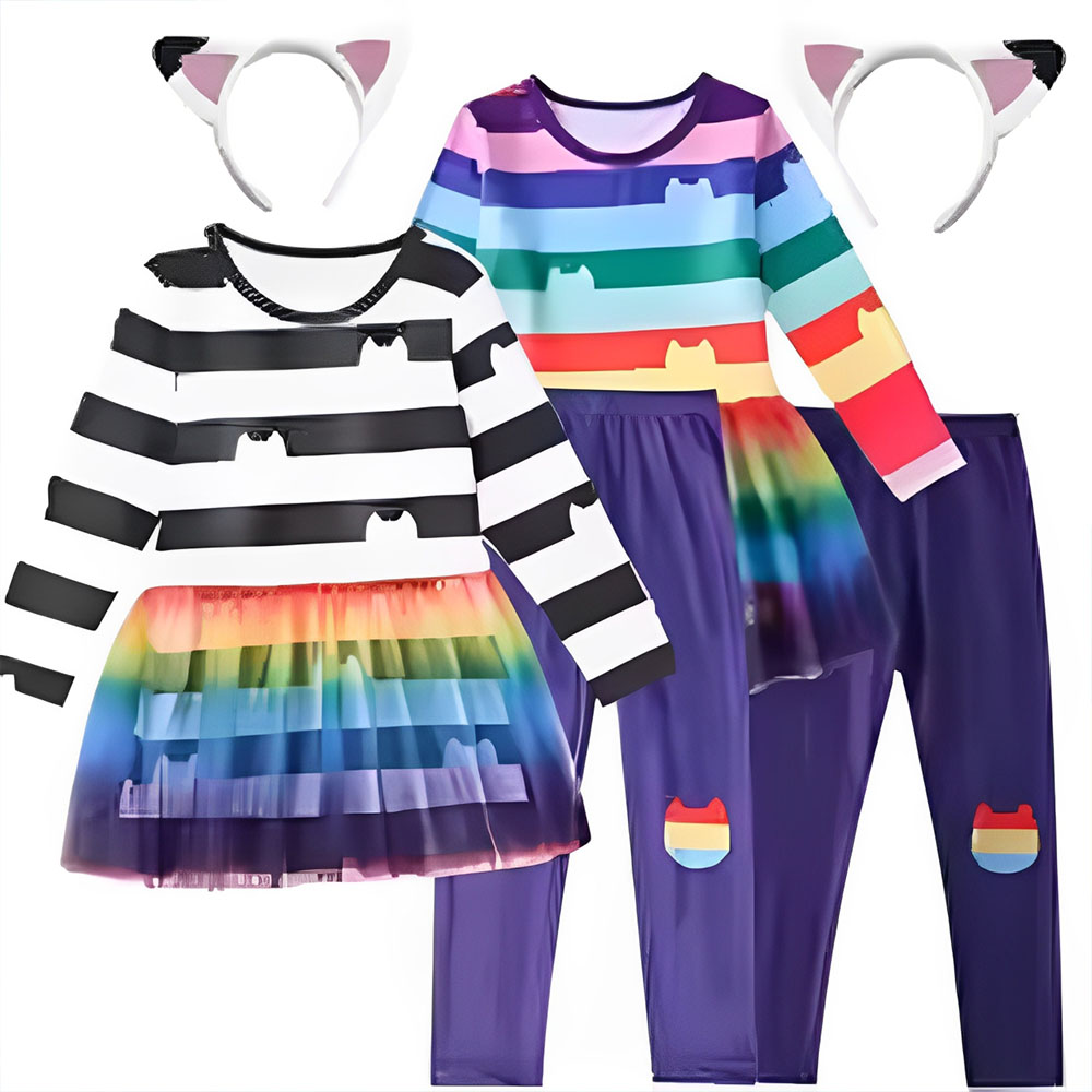 2026 Cartoon Schwarz-Weiß Gest – Summer Clothing For Teen Girls Bewertung und Preis