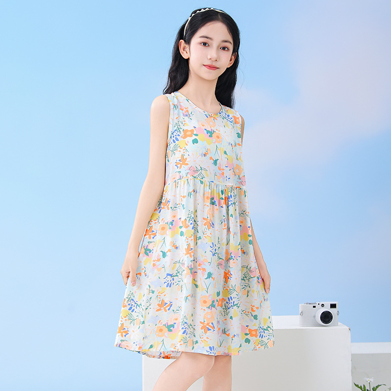 Sommerliche ärmellose Strandkl – Summer Clothing For Teen Girls Bewertung und Preis