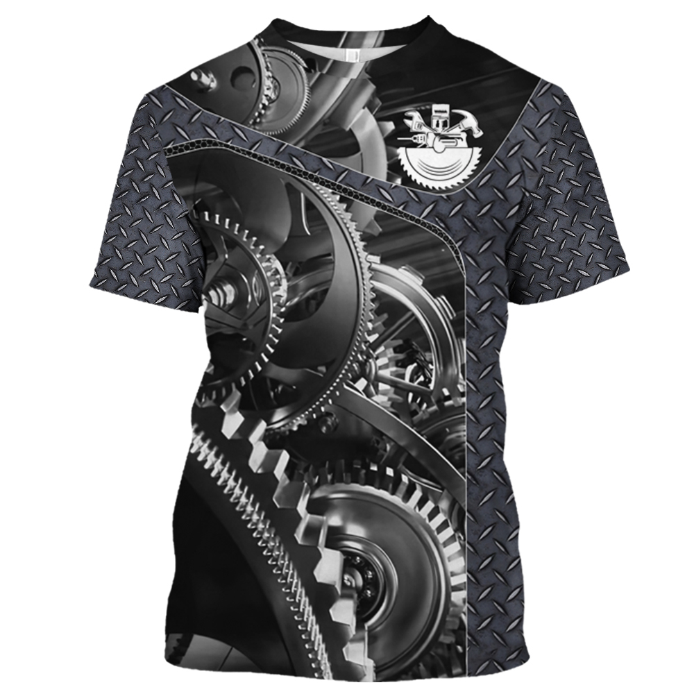 Vintage T-Shirt Mechaniker 3D  – Summer Clothing Names Bewertung und Preis