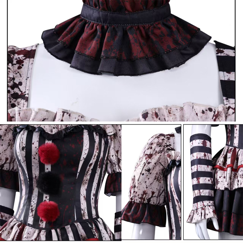 Clown-Kostüm für Damen, Zirkus – Romper Playsuit Women Bewertung und Preis