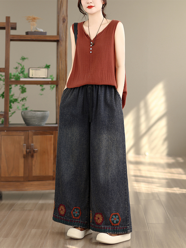 Retro Washed Jeans mit Sticker – Summer Clothing Label Bewertung und Preis