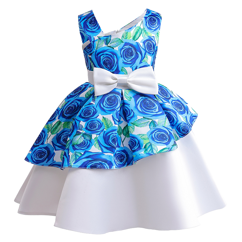 Rosen Mädchen Kleid Sommer ärm – Summer Rose Clothing Bewertung und Preis