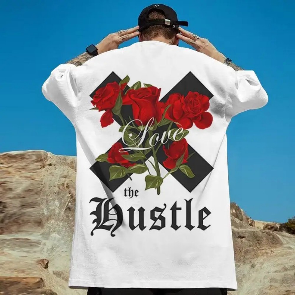 Harajuku 3D-Druck T-Shirt mit  – Summer Rose Clothing Bewertung und Preis