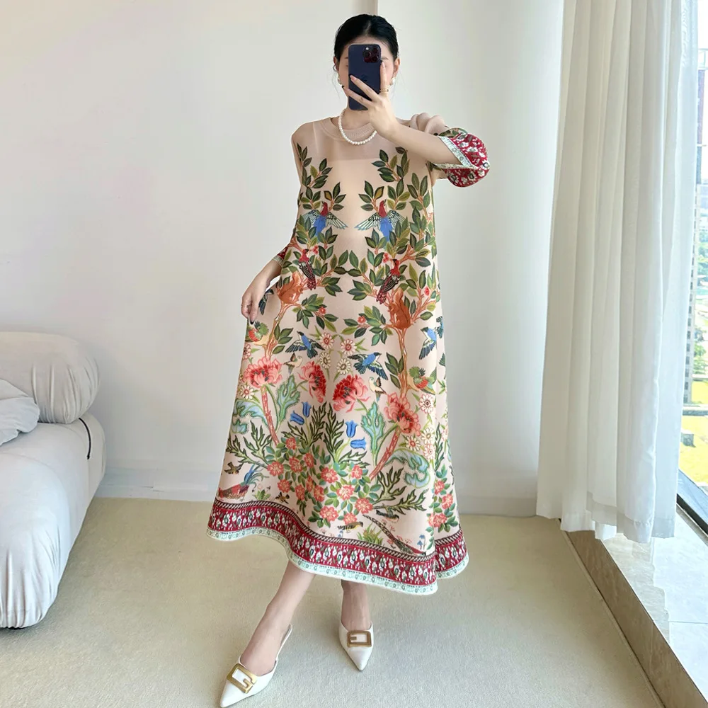 Miyake Vintage Print Kleid Sie – Summer 2025 Clothing Essentials Bewertung und Preis