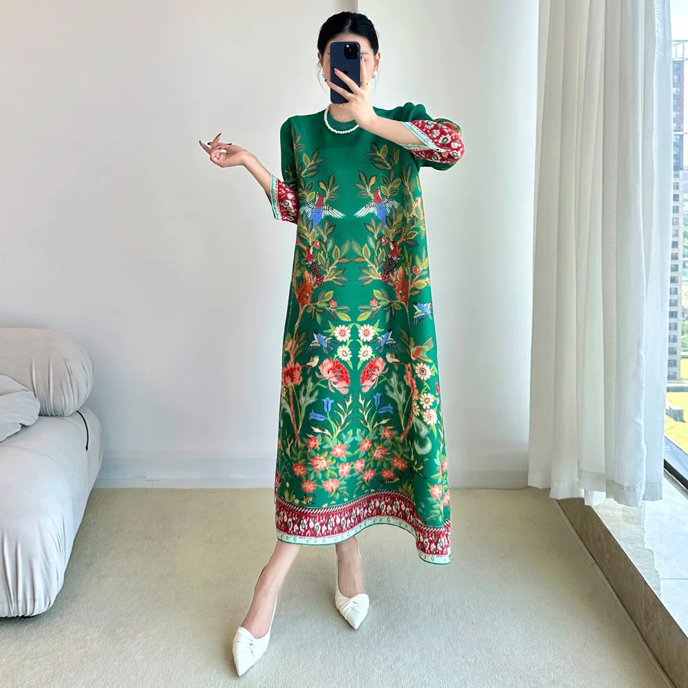 Miyake Vintage Print Kleid Sie – Summer 2025 Clothing Essentials Bewertung und Preis