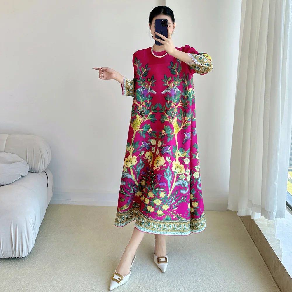 Miyake Vintage Print Kleid Sie – Summer 2025 Clothing Essentials Bewertung und Preis