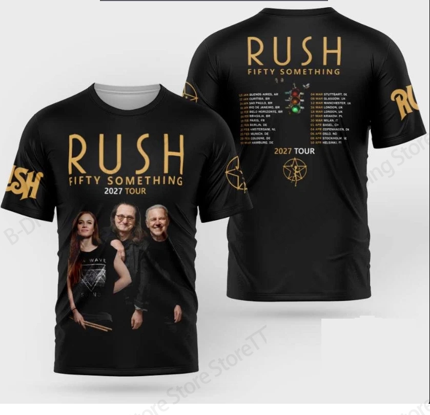 Rush Tour 2027 3D-Druck T-Shir – Quality Summer Clothing For Women Bewertung und Preis