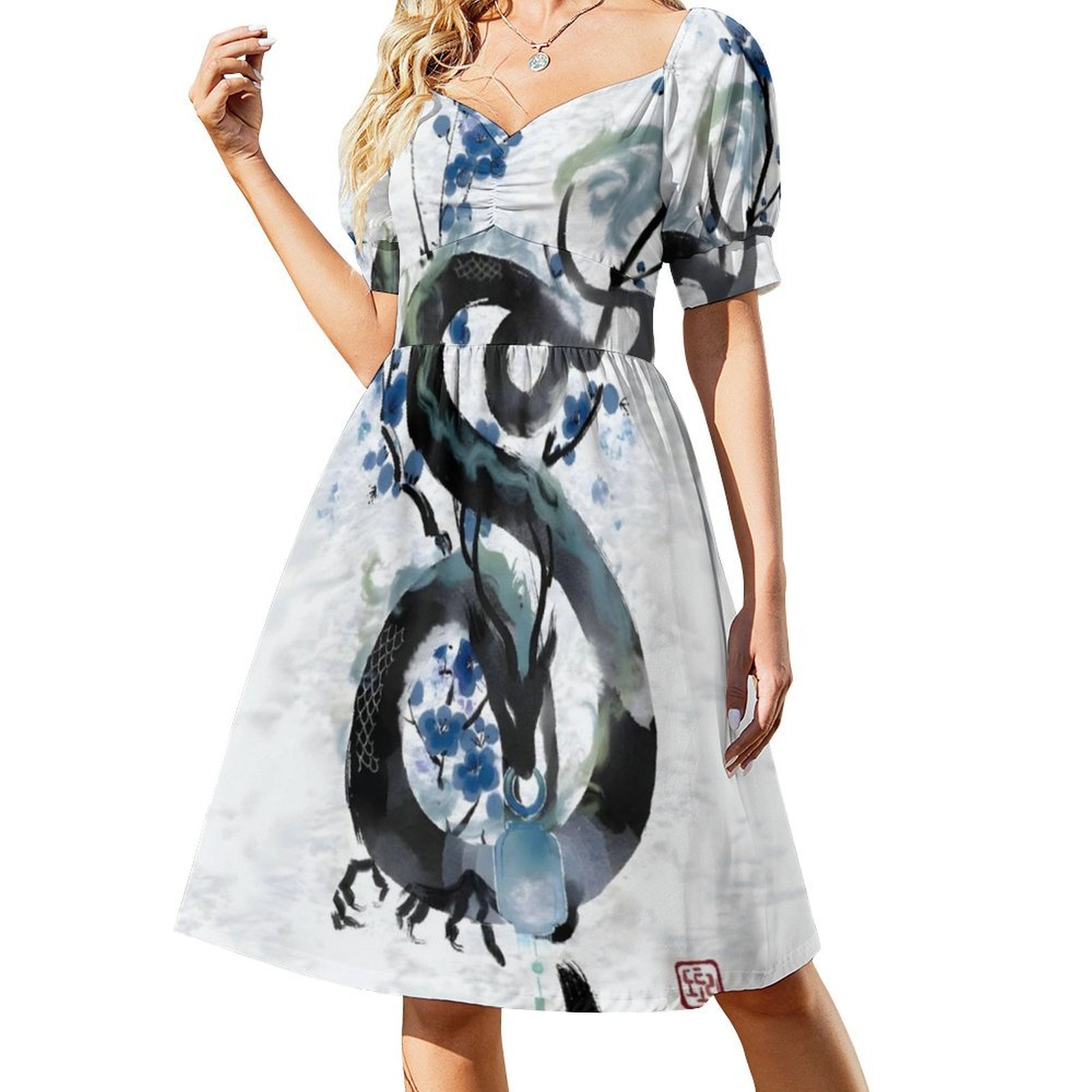 Japanische Blue Night Dragon I – Summer Japanese Clothing Bewertung und Preis