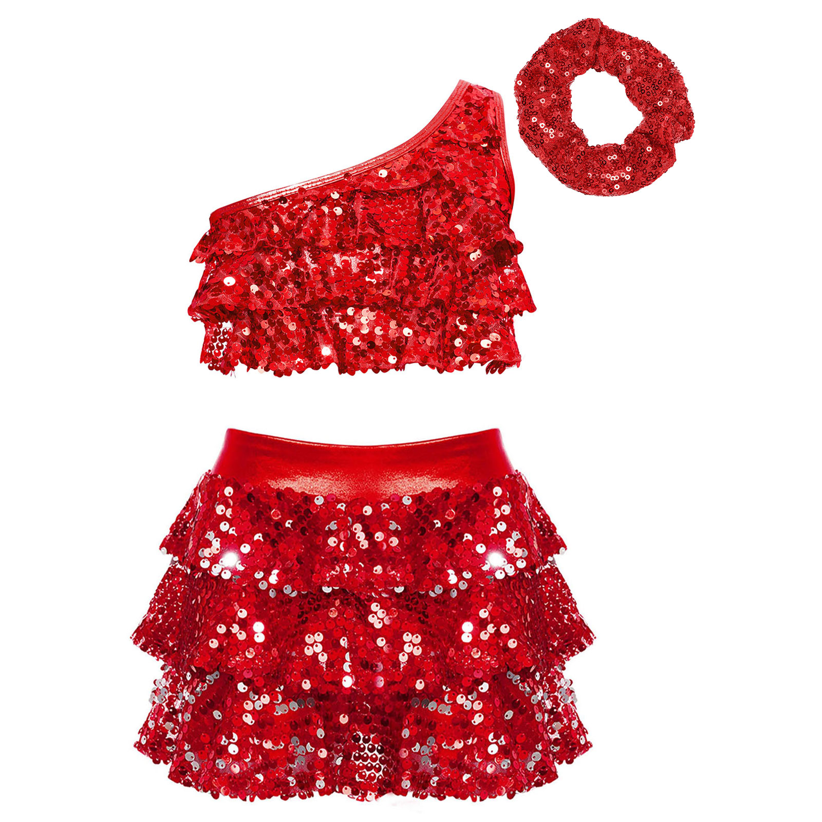 Kinder Mädchen Glänzende Paill – Summer Clothing Girls Bewertung und Preis