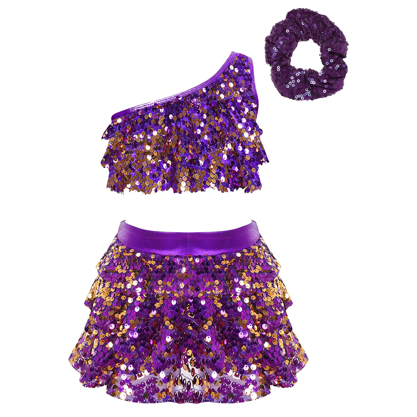 Kinder Mädchen Glänzende Paill – Summer Clothing Girls Bewertung und Preis
