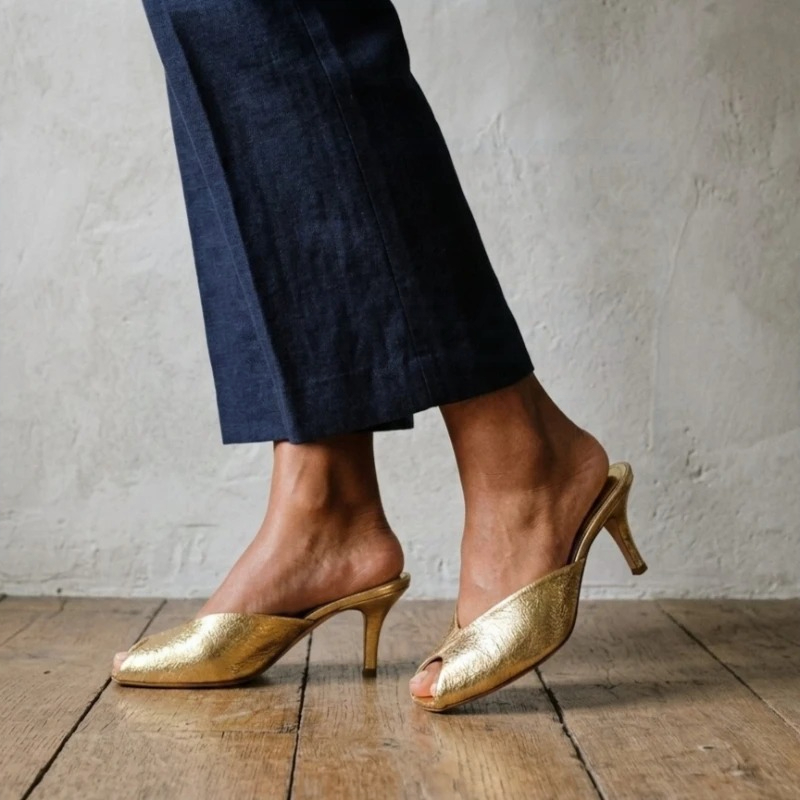 Damen-Pumps Designer Gold Dame – Summer Clothing Dress Bewertung und Preis