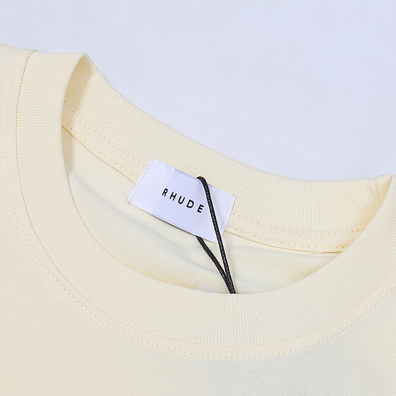 2026 Neues RHUDE Kurzarm-T-Shi – Summer Clothing Label Bewertung und Preis